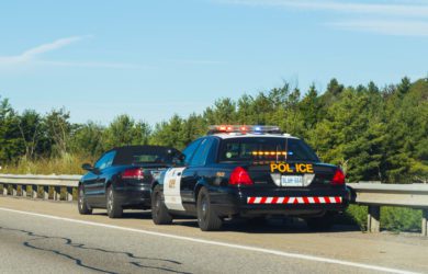 police,vehicle,pulled,over,vehicle,