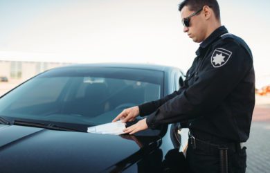 policeman, ticket, traffic